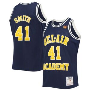 Men’s Jersey Bel Air x Mitchell & Ness Smith Men’s size S Navy Blue and Yellow